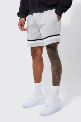 Loose Fit Short Length Panel Detail Short | boohooMAN UK