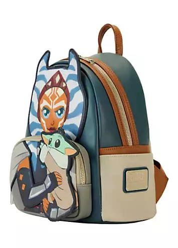 Loungefly Mandalorian Ahsoka Holding Grogu Mini Backpack | Grattan