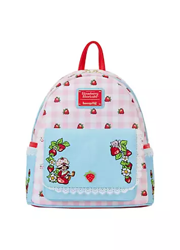 Loungefly Strawberry Shortcake Denim Pocket Mini Backpack | Kaleidoscope