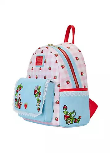 Loungefly Strawberry Shortcake Denim Pocket Mini Backpack | Kaleidoscope