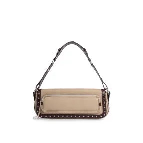 --Maddy sequoia and kraft croco and flat grain leather bag-