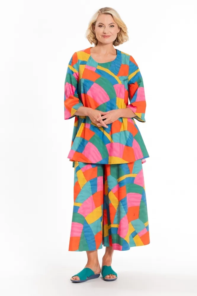 Mai Geometric Print Tunic - Multi - Mai-Sonia 621