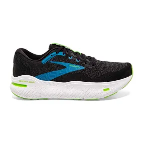 Men's Ghost Max Running Shoe - Black/Atomic Blue/Jasmine- Wide (2E)