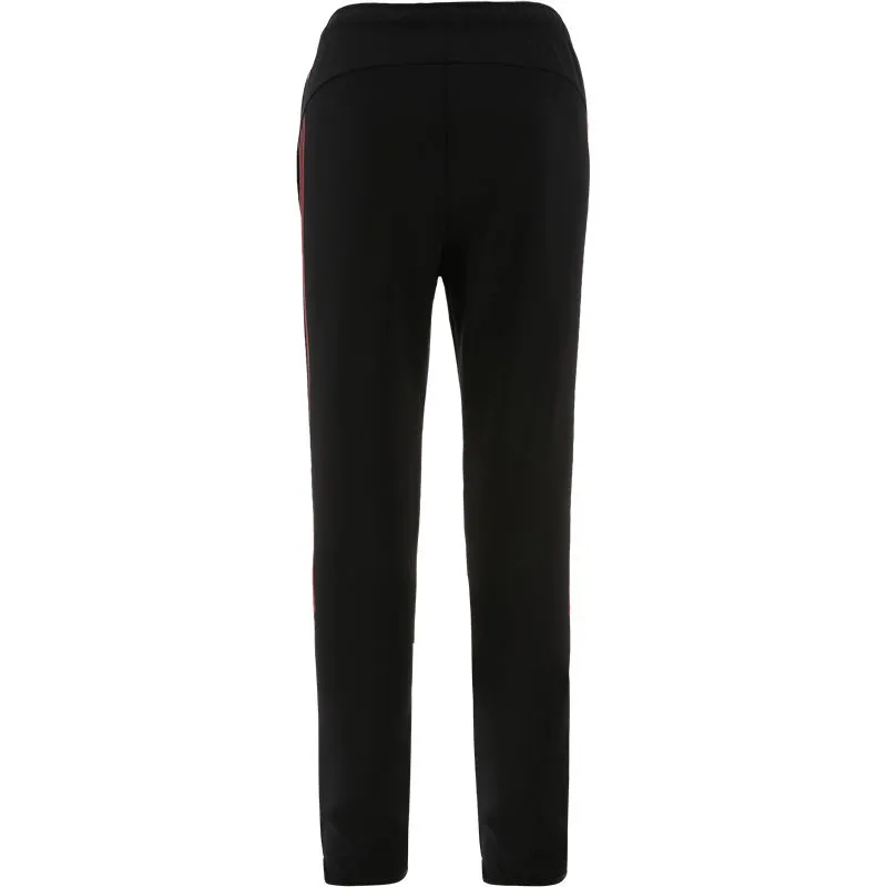 Men's Pluto Hybrid Skinny Tracksuit Bottoms Black / Red