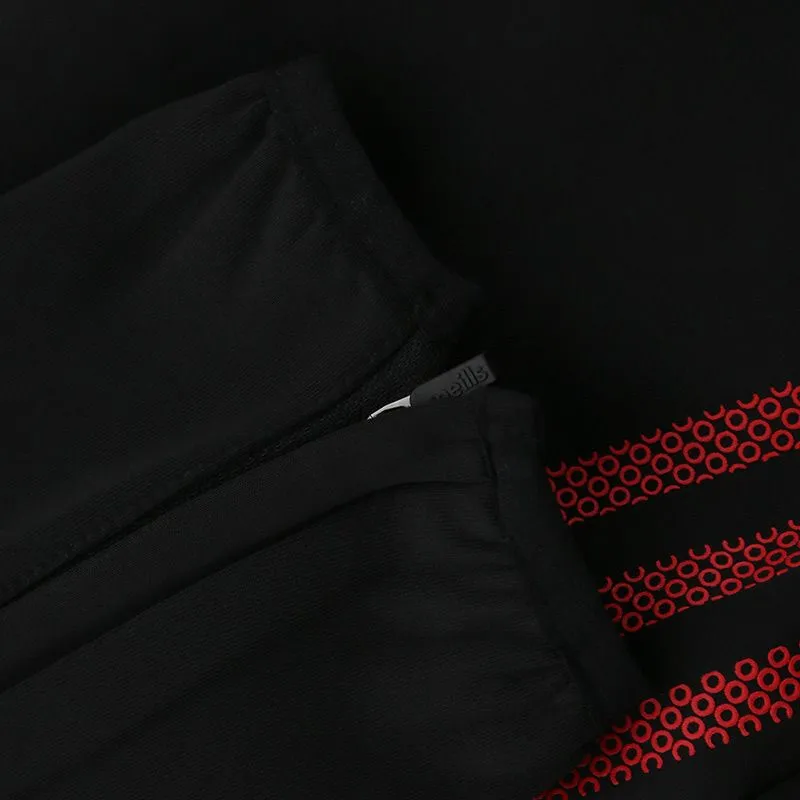 Men's Pluto Hybrid Skinny Tracksuit Bottoms Black / Red