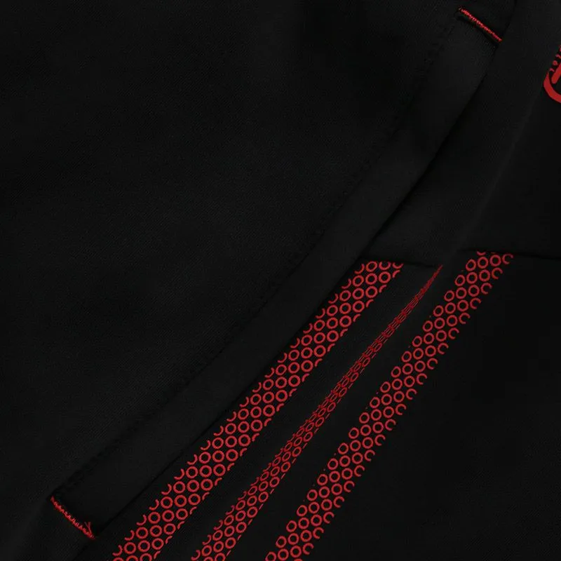 Men's Pluto Hybrid Skinny Tracksuit Bottoms Black / Red