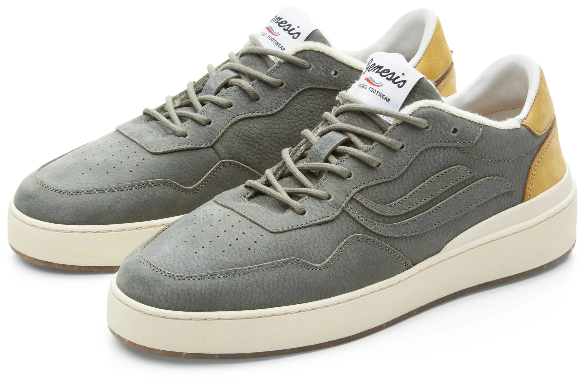 Men's sneakers nubuck G-Soley, Gray-ochre | Manufactum