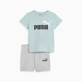 Minicats Tee and Shorts Set - Infants 0-4 years | Turquoise Surf | PUMA Shop All Puma | PUMA 