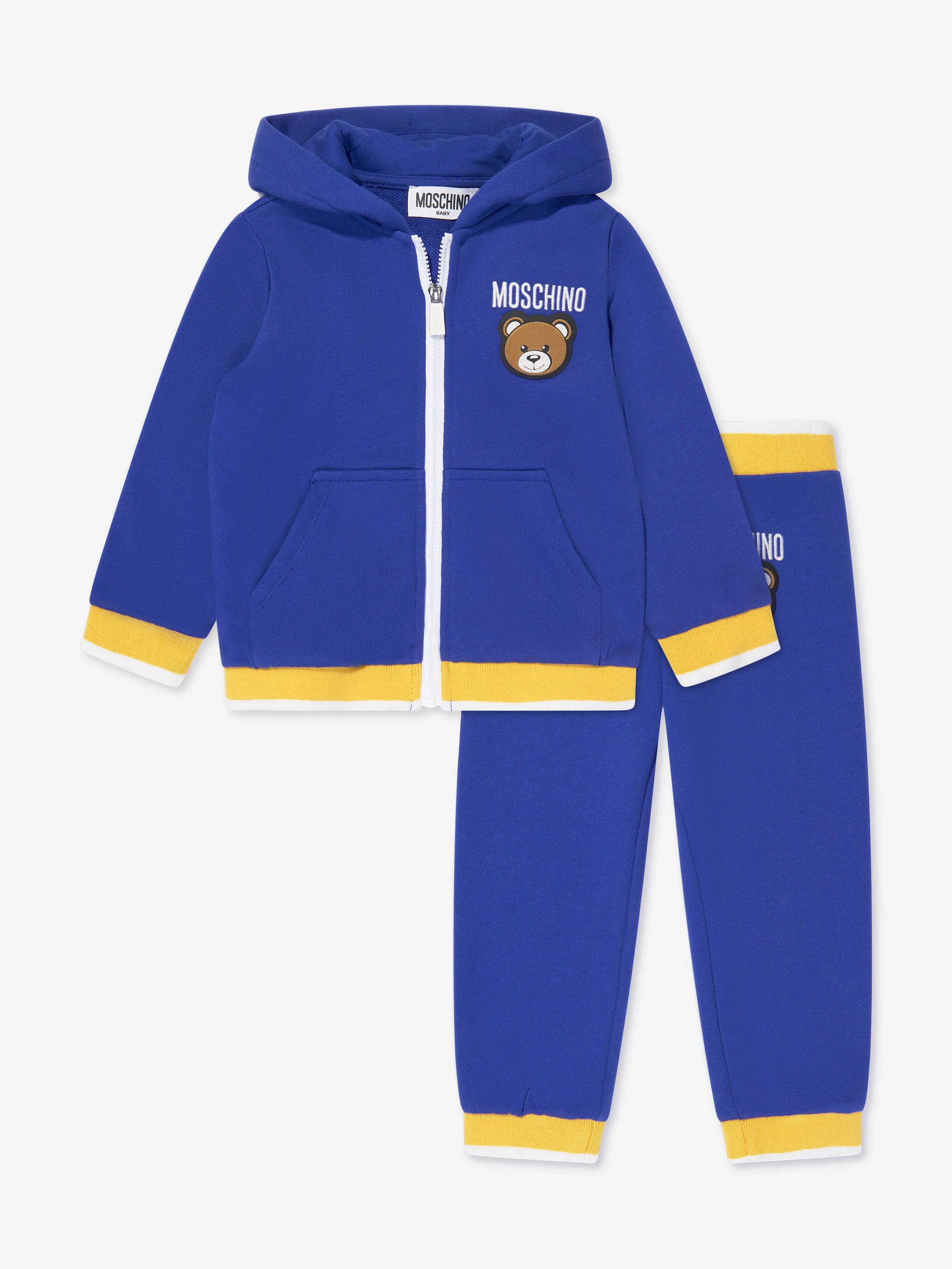 Moschino Baby Boys Teddy Logo Tracksuit in Blue