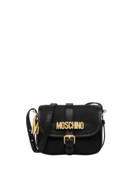 Moschino    Moschino Lettering Logo Nylon Shoulder Bag