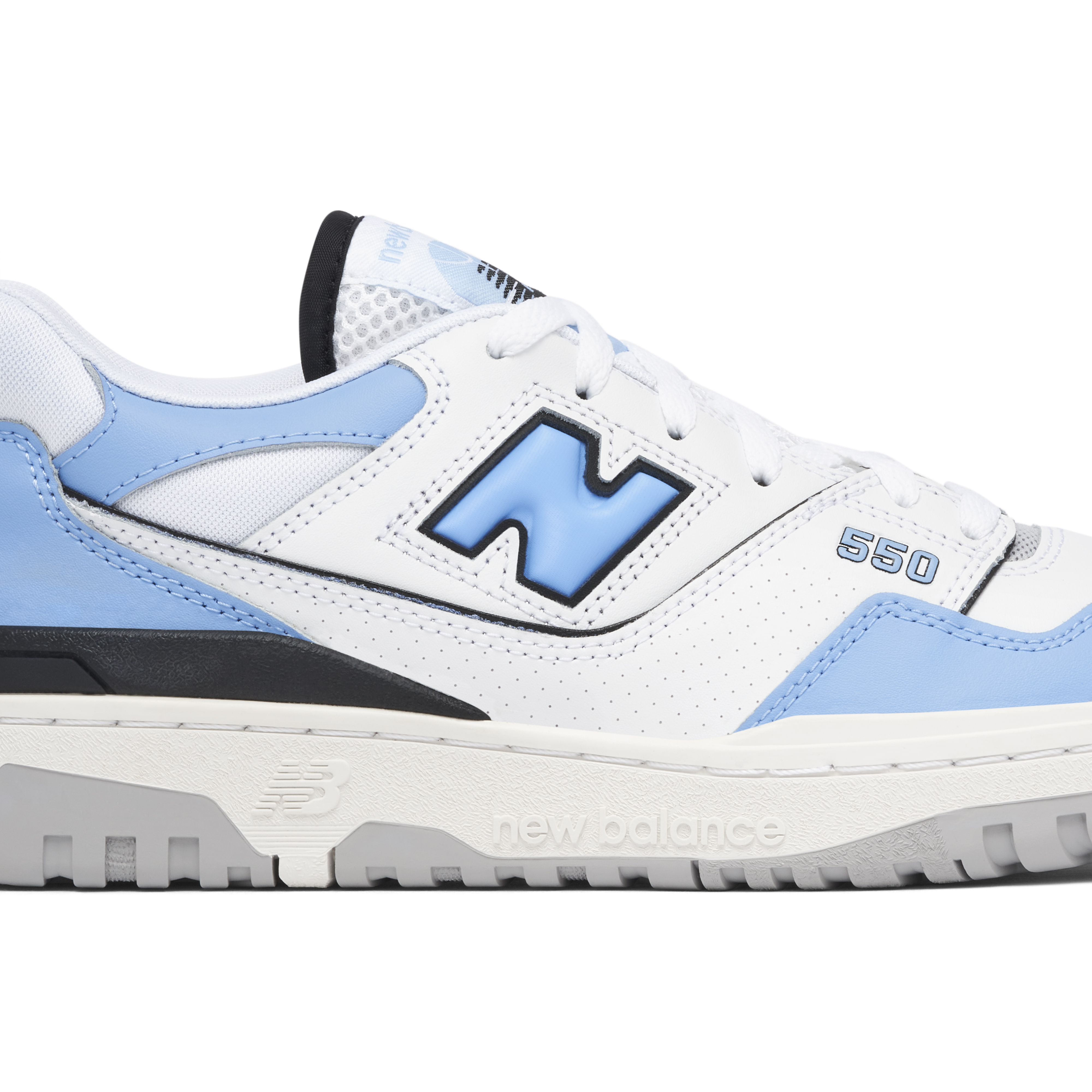 New Balance 550 White Carolina Blue | BB550ZNA | Laced