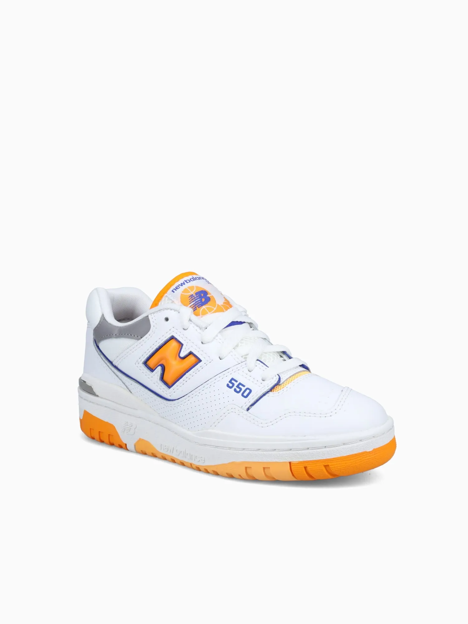 New Balance 550 White Orange leather