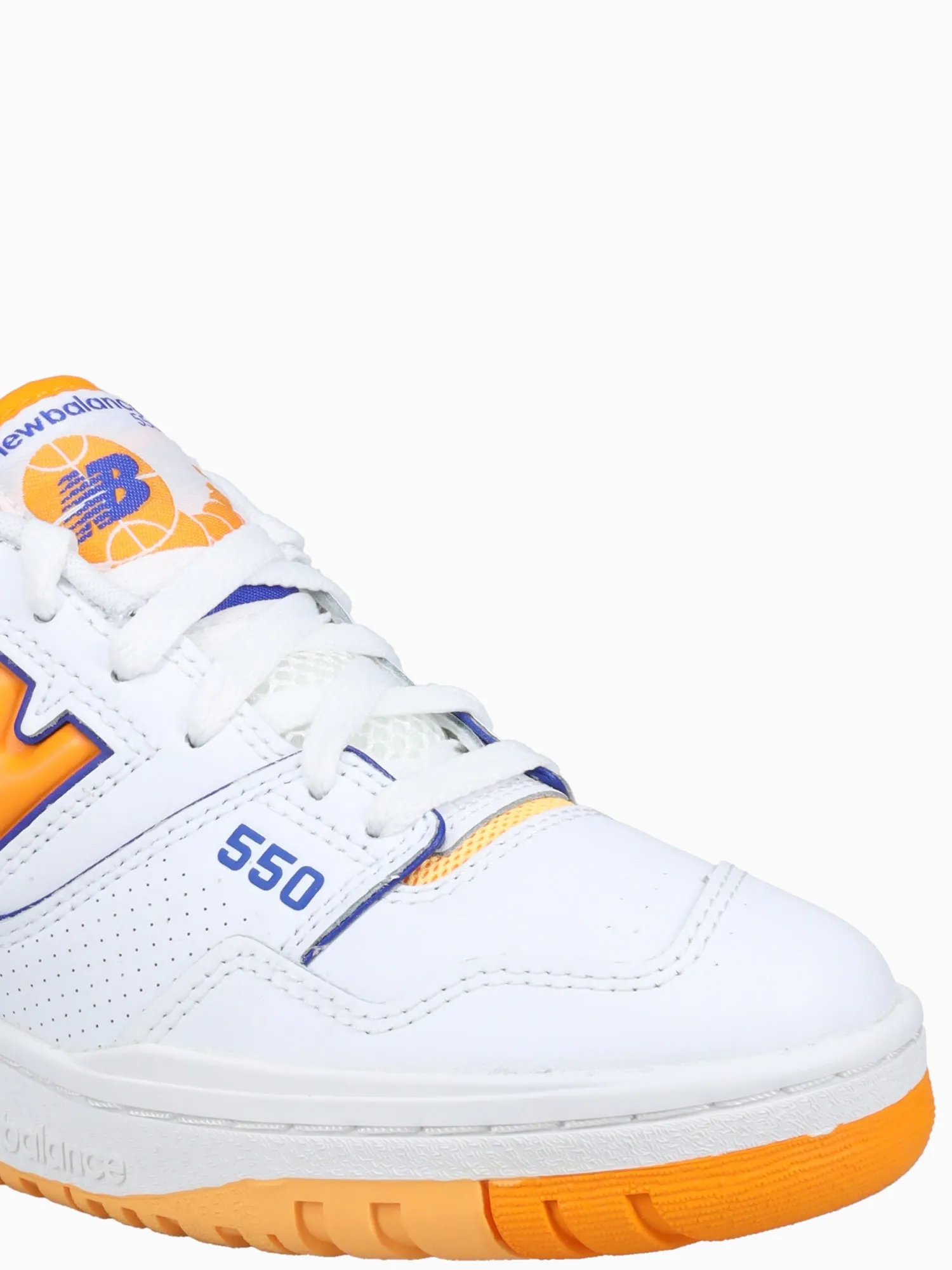 New Balance 550 White Orange leather