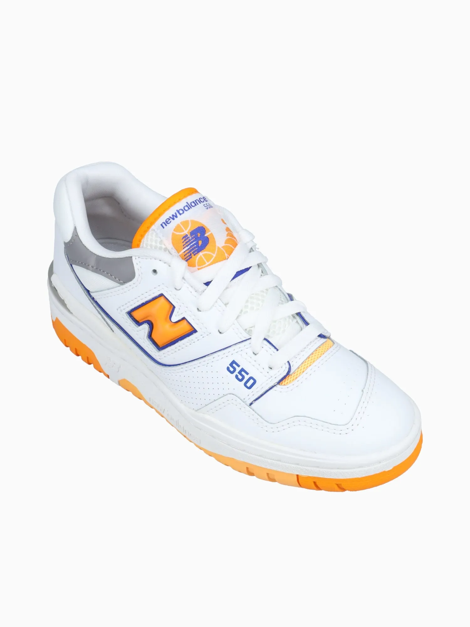 New Balance 550 White Orange leather