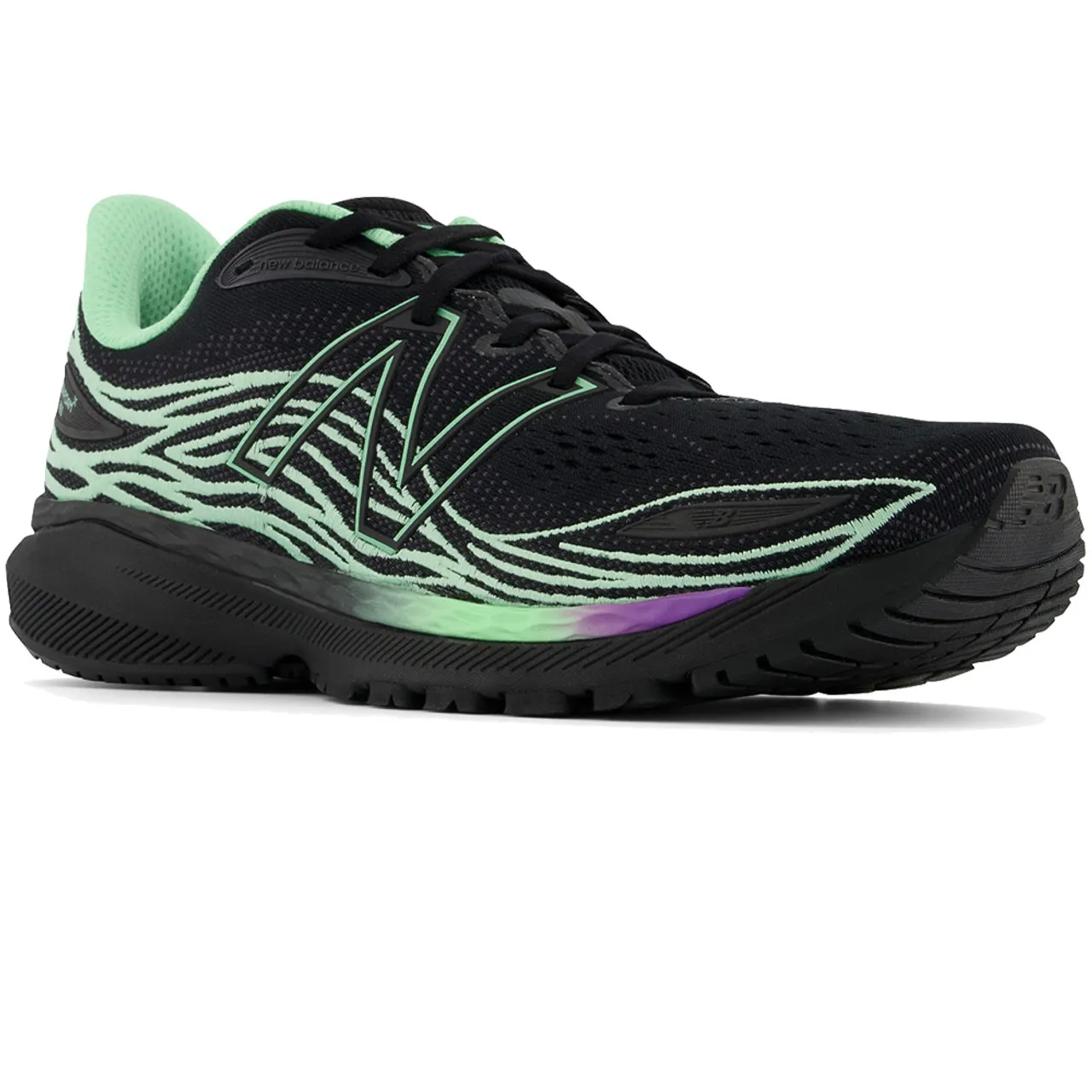 New Balance Men's Fresh Foam X 860v12 - Black / Agave / Heliotrope