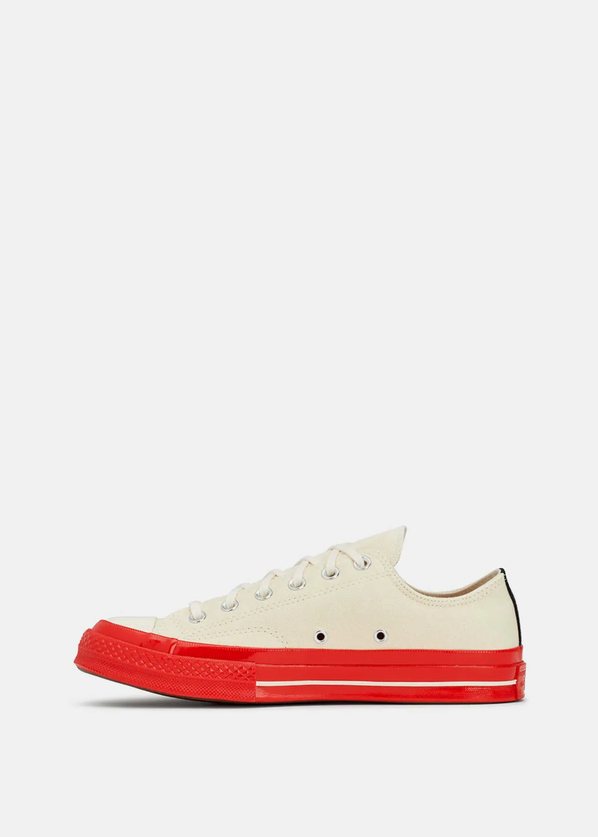 Off White & Red Converse Chuck 70 Sneakers - OFF WHITE