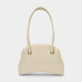 Osoi  Circle Brot Bag in Beige Leather