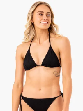 PARADISE TRIANGLE BIKINI TOP BLACK