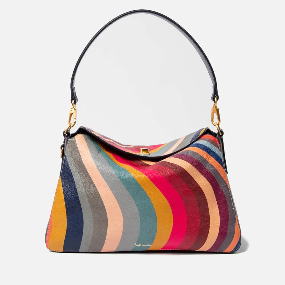 Paul Smith Swirl Printed Leather Shoulder Bag | Coggles