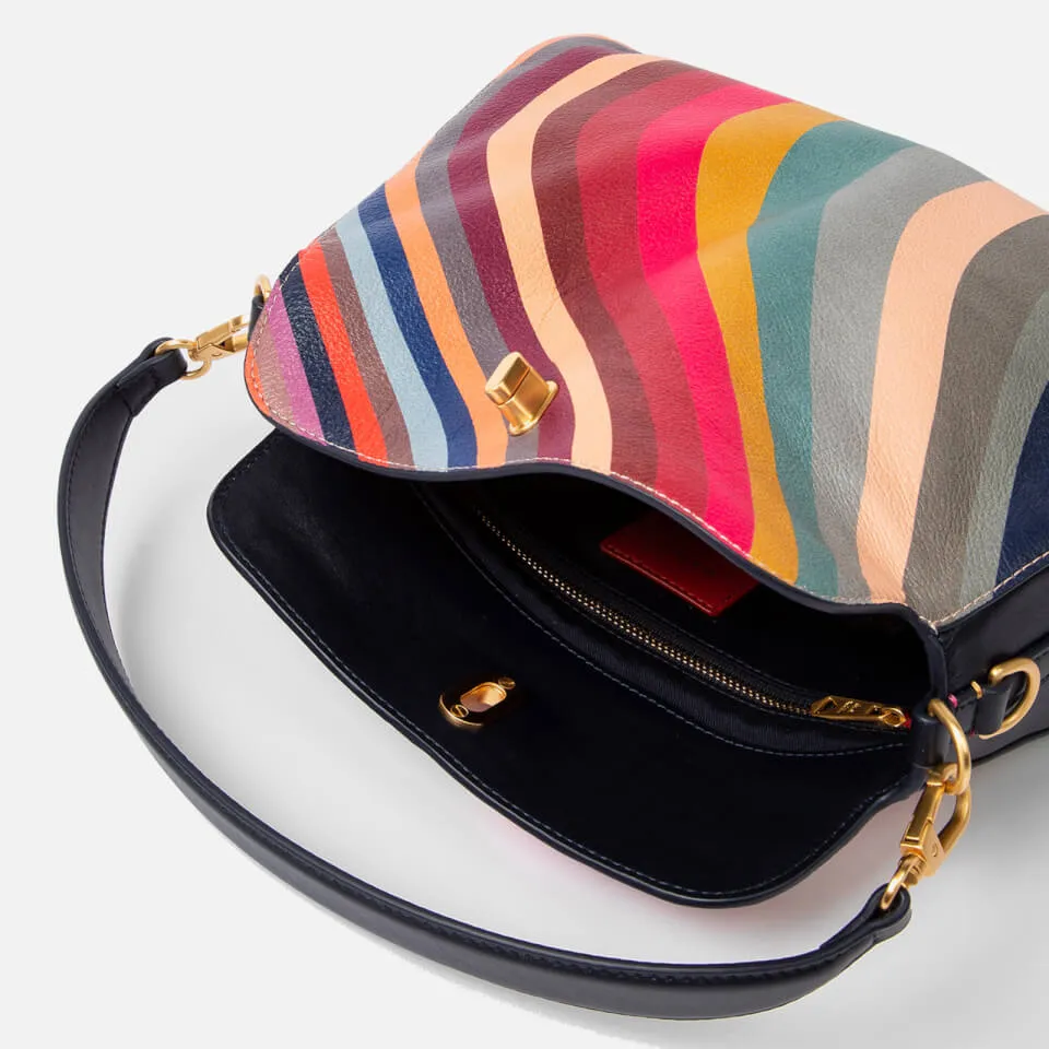 Paul Smith Swirl Printed Leather Shoulder Bag | Coggles