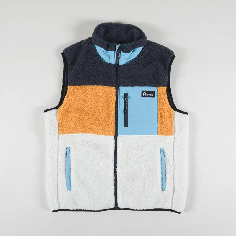 Penfield Geo Print Mattawa Vest Ebony