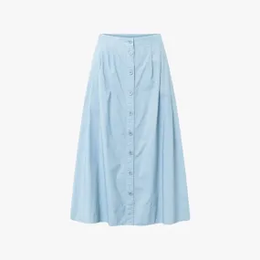 Pippa Poplin Skirt (Skyway)