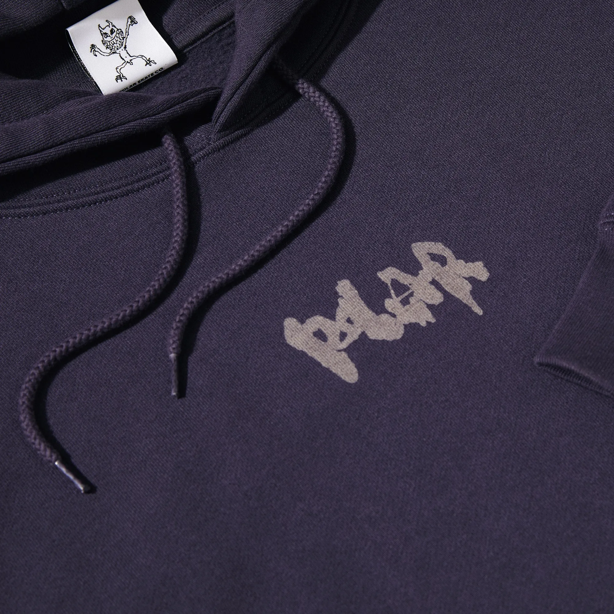 Polar Drip Logo Dave Hoodie Dark Violet