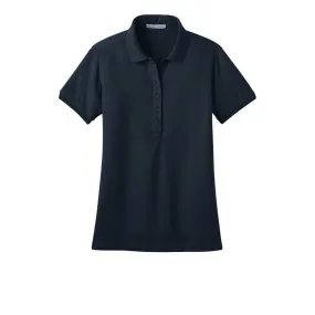 #Port Authority Ladies Stretch Pique Polo