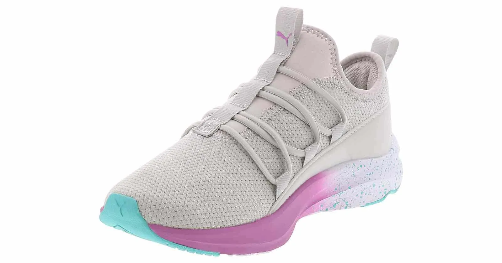 Puma One4All Splatter Fade Junior Girls’ (4-6) Running Shoe