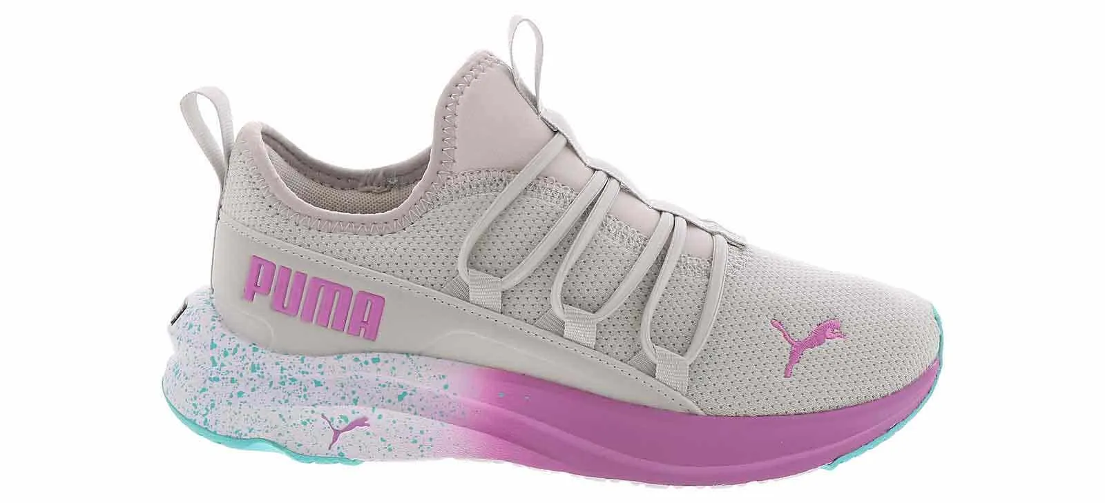 Puma One4All Splatter Fade Junior Girls’ (4-6) Running Shoe