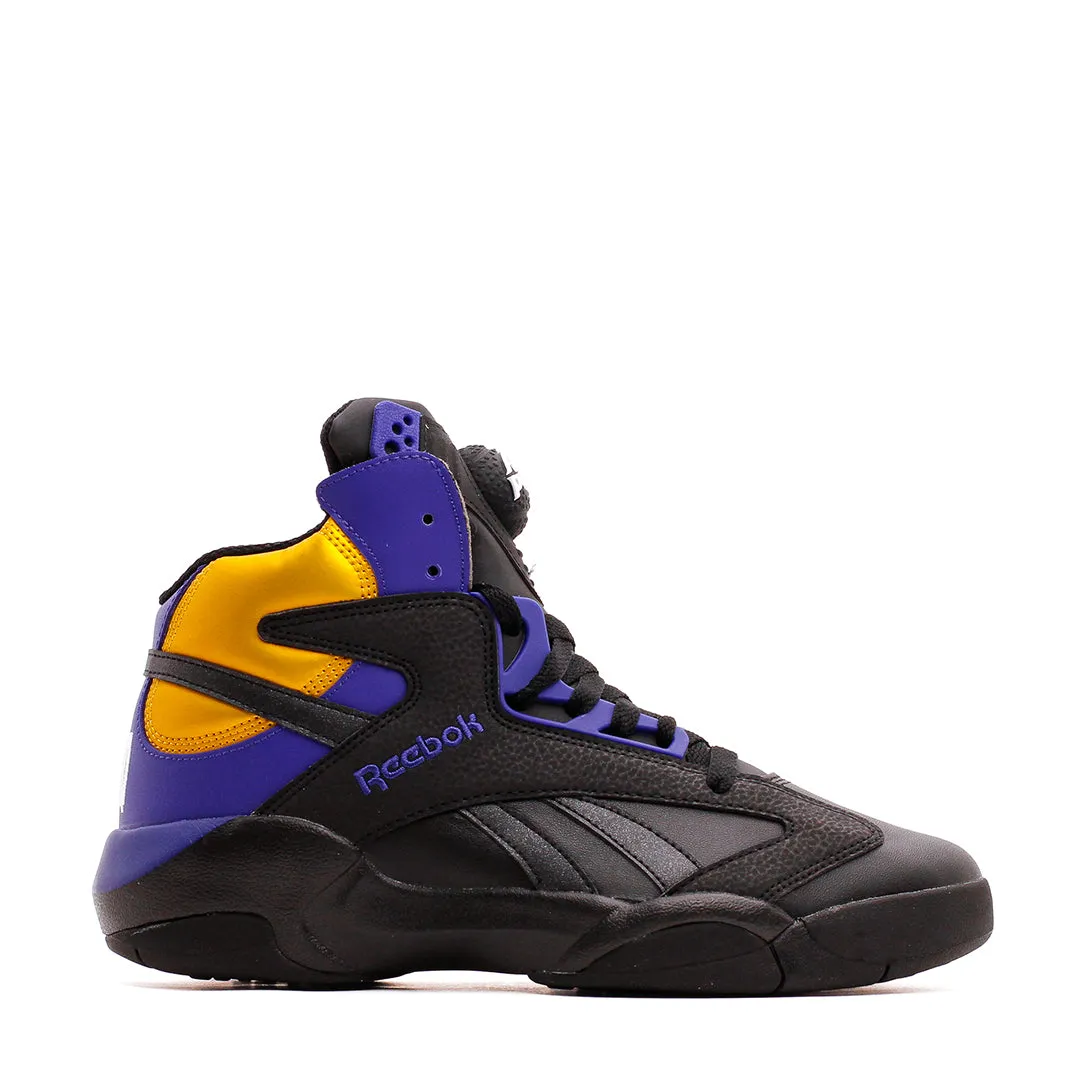 Reebok Basketball Men Shaq Attaq Black Pump Gold Lakers GY7127