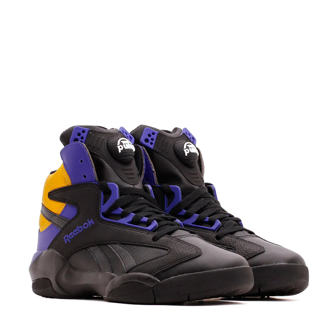 Reebok Basketball Men Shaq Attaq Black Pump Gold Lakers GY7127