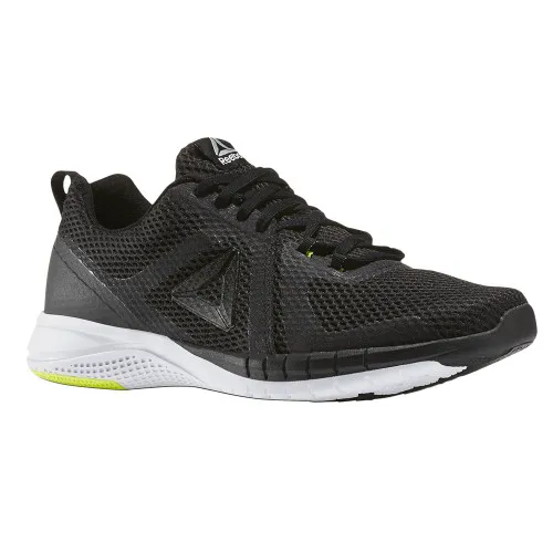 Reebok Men's Print Run 2.0 Running Shoe Black/White