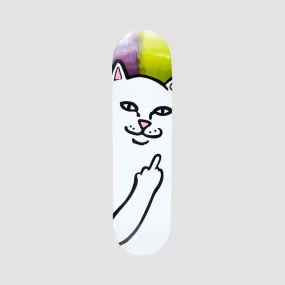 Ripndip Lord Nermal Skateboard Deck Lime/Purple - 8.5