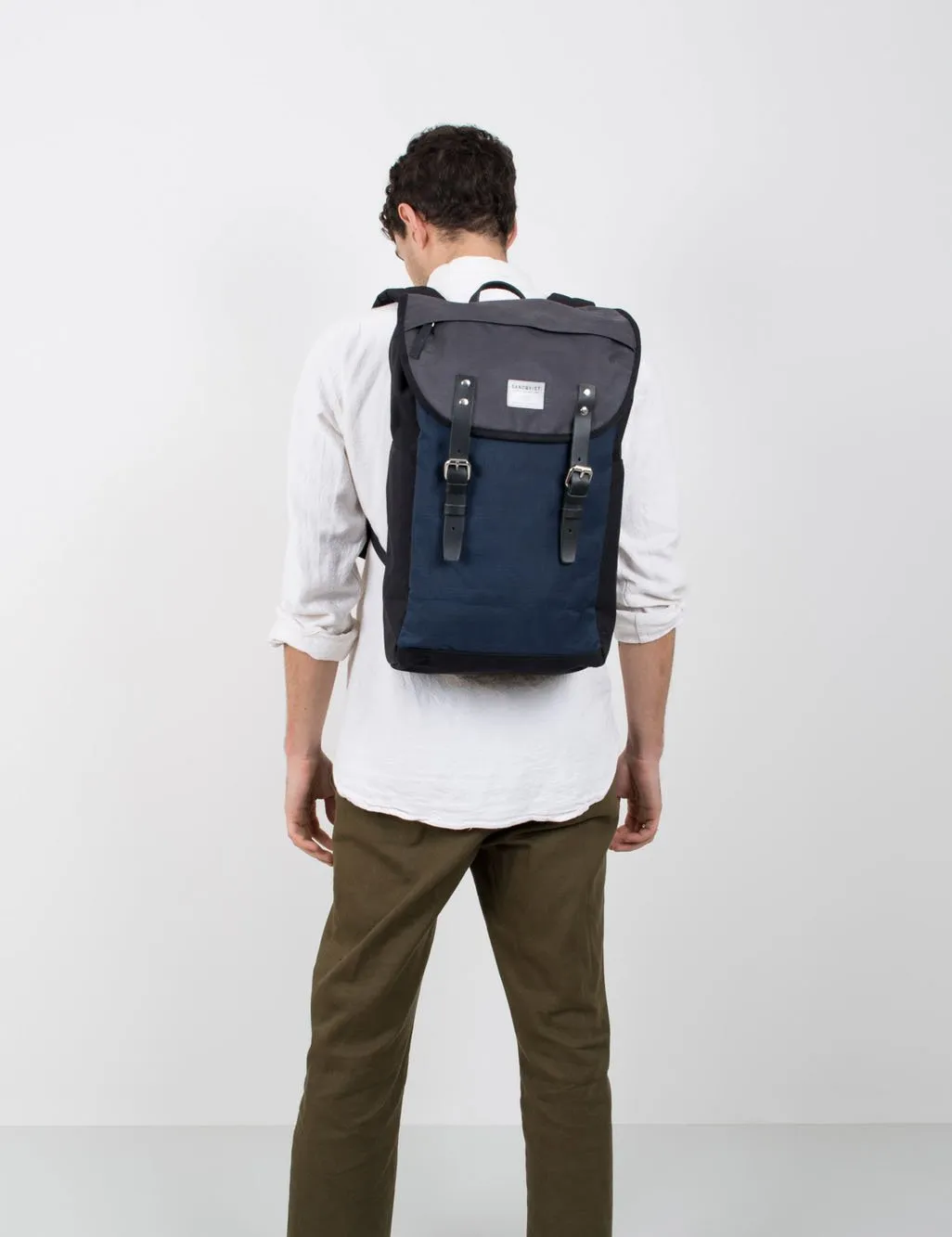 Sandqvist Hans Backpack (Cordura) - Navy Blue/Multi