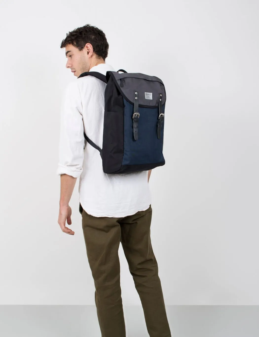 Sandqvist Hans Backpack (Cordura) - Navy Blue/Multi