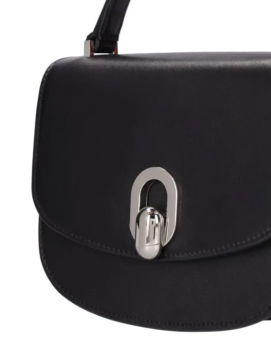 Savette   Mini Tondo leather top handle bag 