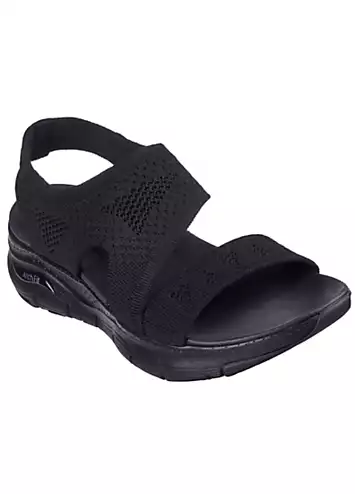 Skechers Black Arch Fit Brightest Day Sandals | Kaleidoscope