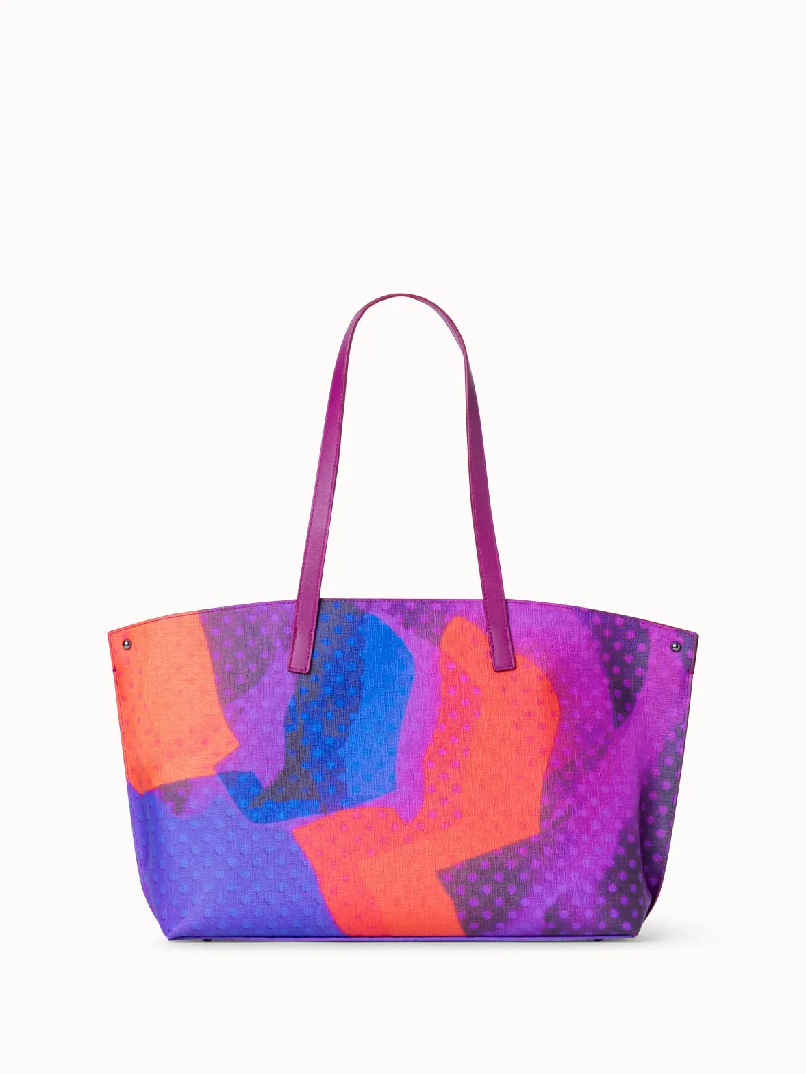 Small Ai Shoulder Bag with Superimposition Print