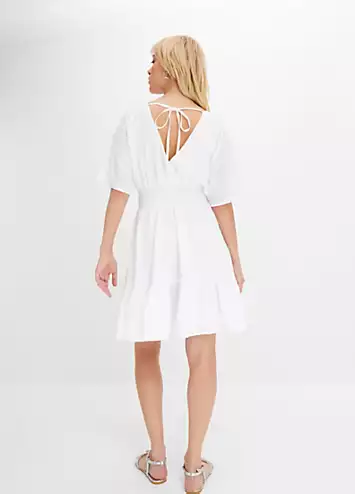 Smocked Tunic Dress by bonprix | Look Again