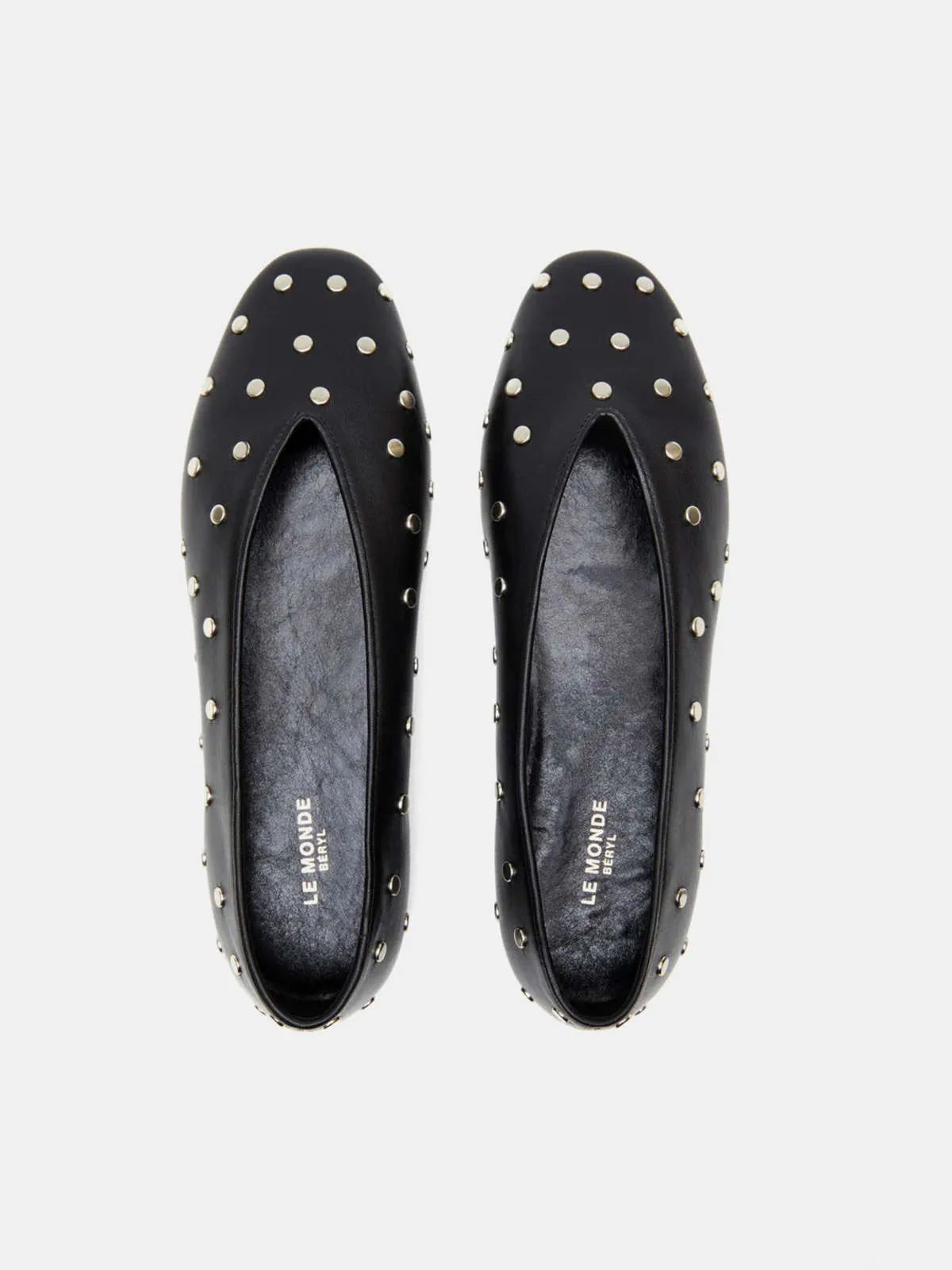 Studded Regency Slipper - Black