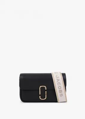 The J Marc Black Leather Shoulder Bag