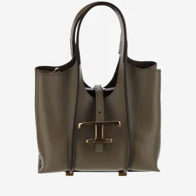 Tod's    Tod's Timeless Leather Mini T Bag