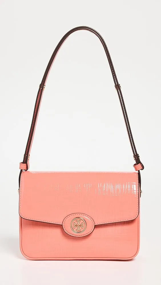 Tory Burch   Robinson Crosshatched Convertible Shoulder Bag 