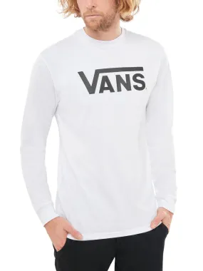 Vans Classic Long Sleeve T-Shirt - White/Black