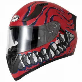 Vcan H128 Mordhi Helmet - Red