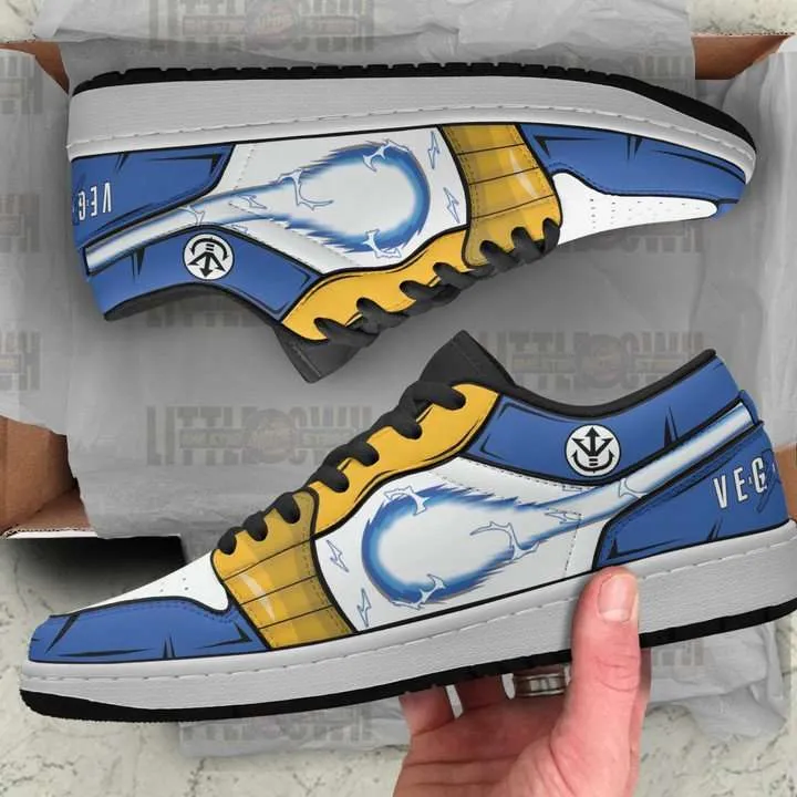 Vegeta Dragon Ball Z Anime JD Low Top Sneakers