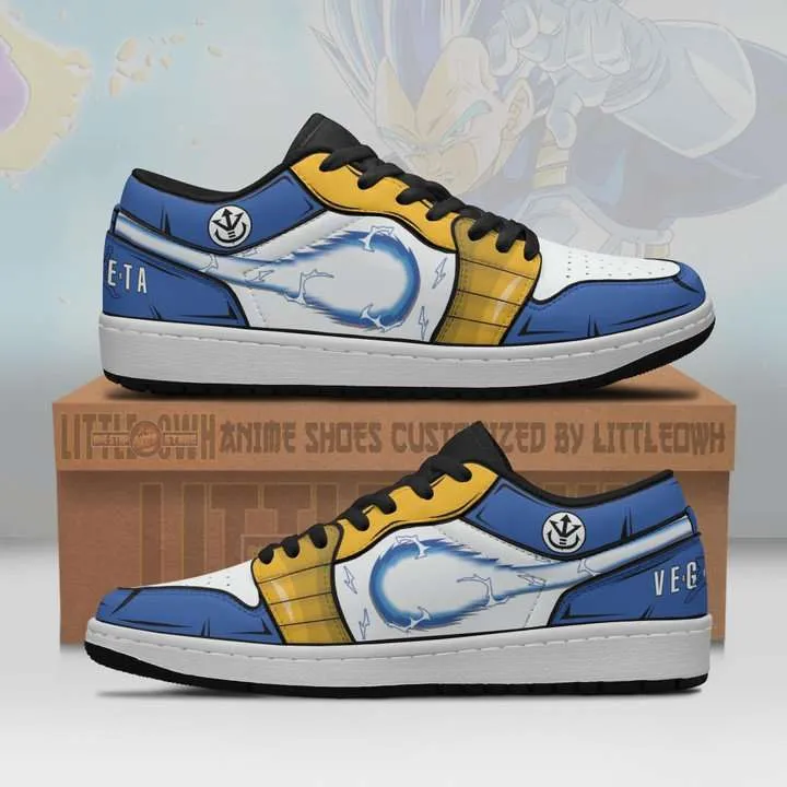 Vegeta Dragon Ball Z Anime JD Low Top Sneakers