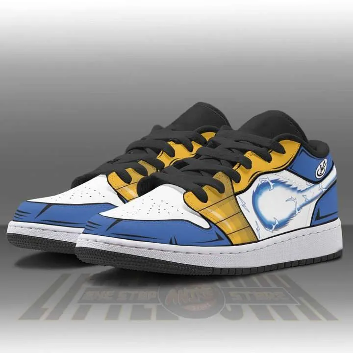 Vegeta Dragon Ball Z Anime JD Low Top Sneakers