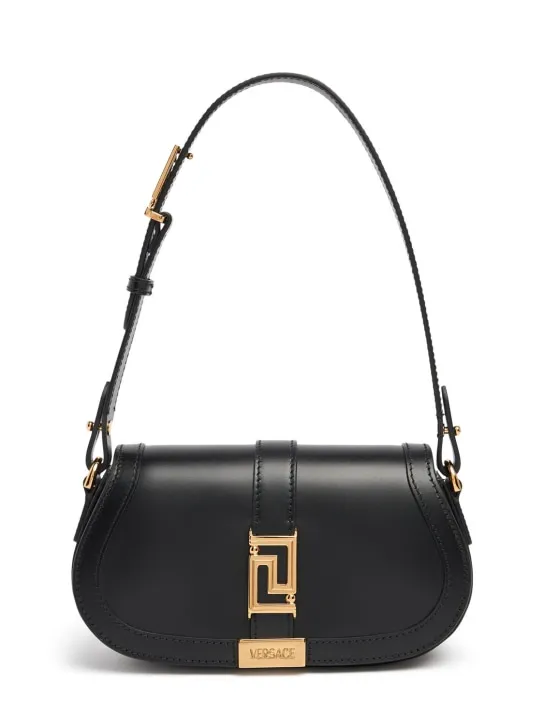 Versace   Mini Greca Goddess leather shoulder bag 